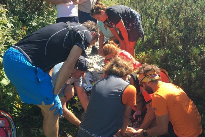 Ilustračný obrázok k článku Turista skolaboval v Smutnej doline. Napriek snahe záchranárov sa ho zachrániť nepodarilo