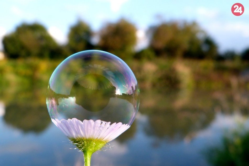 Ilustračný obrázok k článku Nevšedné zábery z Prešova: Fotografka Marta sníma bubliny, kvapky či pavučiny, FOTO