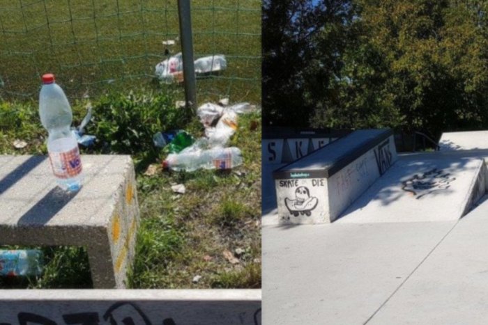 Ilustračný obrázok k článku Skatepark sa zmenil na smetisko: Radnica posilní hliadky mestskej polície, FOTO