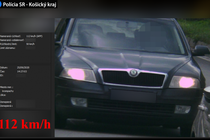 Ilustračný obrázok k článku Vodič v Krompachoch to riadne prehnal: Dostal mastnú pokutu