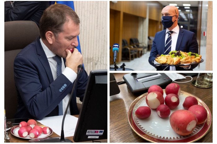 Ilustračný obrázok k článku Rokovanie vlády podľa predstáv Matoviča: Budíček, chlieb vo vajci a reďkovky! FOTO