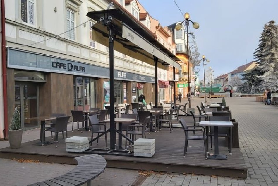 Ilustračný obrázok k článku Dobrá správa pre popradské podniky: Za umiestnenie letných terás sa nebude platiť