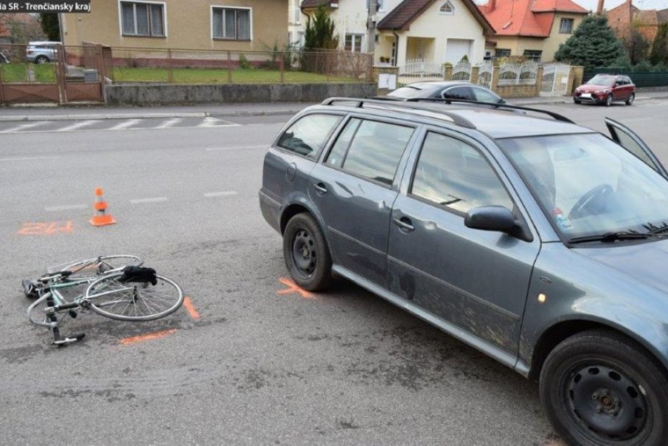 Ilustračný obrázok k článku FOTO z miesta: Vodička nedala prednosť, doplatil na to cyklista