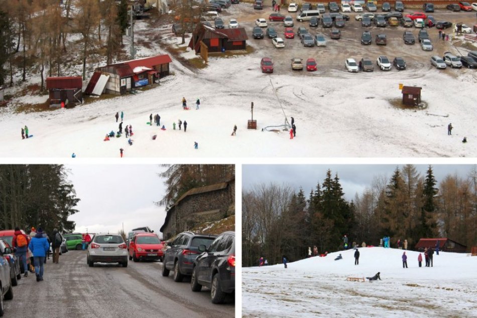 Ilustračný obrázok k článku Bystričanov neodradili ani vypnuté vleky: Na Šachtičkách bola plnka, FOTO
