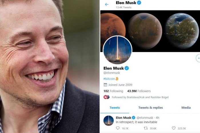 Ilustračný obrázok k článku Šialené! Stačil jediný tag Elona Muska a cena bitcoinu sa zvýšila o 6 000 dolárov!