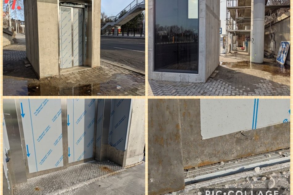 Ilustračný obrázok k článku FOTO: Hrdzavé zábradlia a výťahy bijú do očí už pár mesiacov po dokončení električkovej radiály