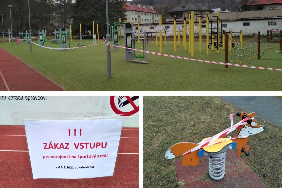 Ilustračný obrázok k článku Bystrické ihriská obohnali páskami: Noska mrzí vlna nevôle, ktorú to prinieslo, FOTO