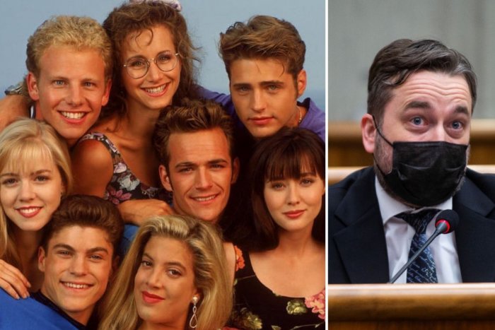 Ilustračný obrázok k článku Blaha prirovnal vládu k seriálu Beverly Hills 902 10! V hlavných úlohách: Matovič a Sulík