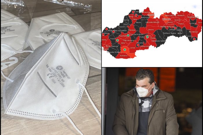 Ilustračný obrázok k článku NEZABUDNITE, od zajtra respirátory v interiéroch a máme viac čiernych okresov!