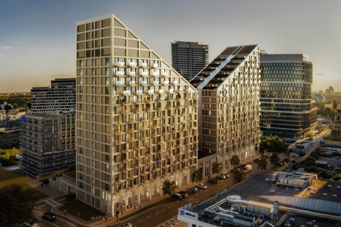 Ilustračný obrázok k článku V bratislavskom downtowne pribudne Metropolis. Ponúkne bývanie vo výške aj predzáhradky