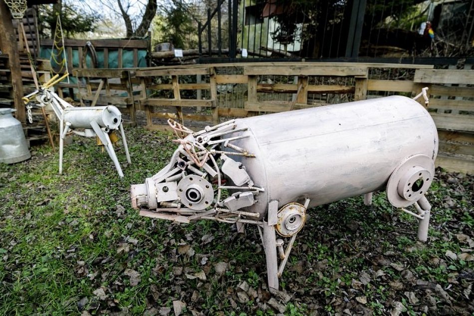 Ilustračný obrázok k článku OBRAZOM: V úžasnom Šrot parku nájdete zvieratá od výmyslu sveta. Mnohé v životnej veľkosti