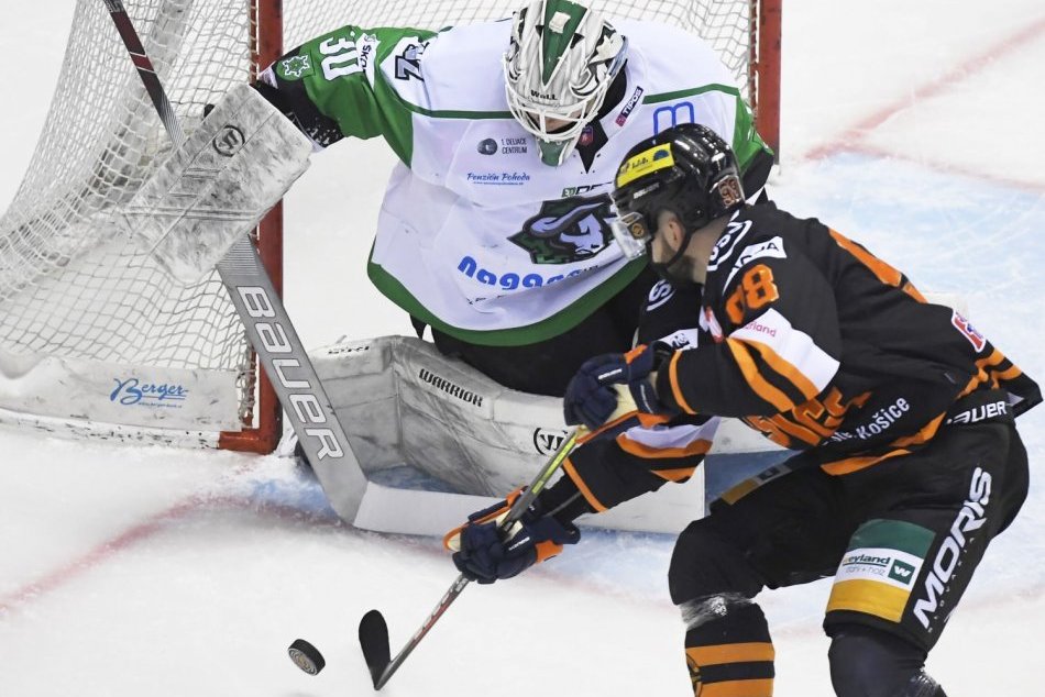 Ilustračný obrázok k článku Nové Zámky nezvládli prvý zápas nadstavby: Košiciam podľahli o tri góly, FOTO