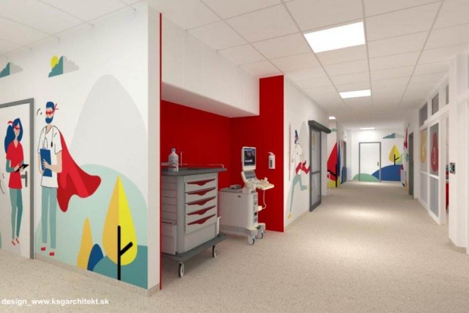 Ilustračný obrázok k článku Najväčšia rekonštrukcia bystrickej nemocnice napreduje za plnej prevádzky: Pozrite si VIZUALIZÁCIE