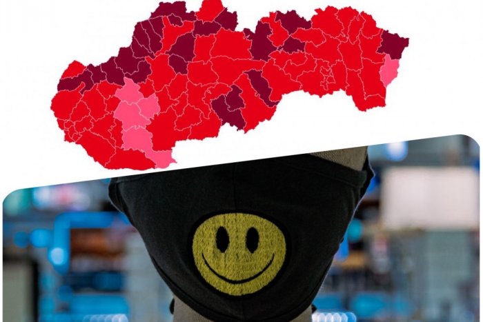 Ilustračný obrázok k článku Od pondelka sa opäť mení COVID automat! Pozrite, do akých farieb sa okresy VYFARBILI