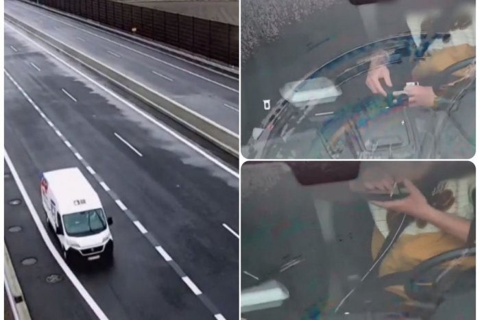 Ilustračný obrázok k článku ŠOKUJÚCE zábery diaľničnej kamery: Šofér odstavil dodávku, "narysoval" si lajnu a ŠŇUPOL si!