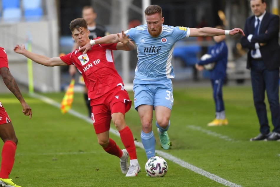 Ilustračný obrázok k článku Trenčania Slovanu majstrovské oslavy nepokazili: Neboli ale od toho ďaleko, FOTO