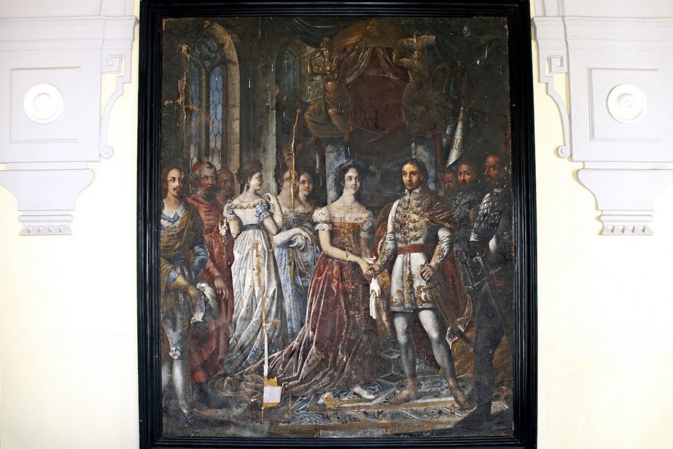 Ilustračný obrázok k článku Zahlasujte za cisársku svadbu. Vzácny obraz v Jasove môže získať dotáciu, FOTO