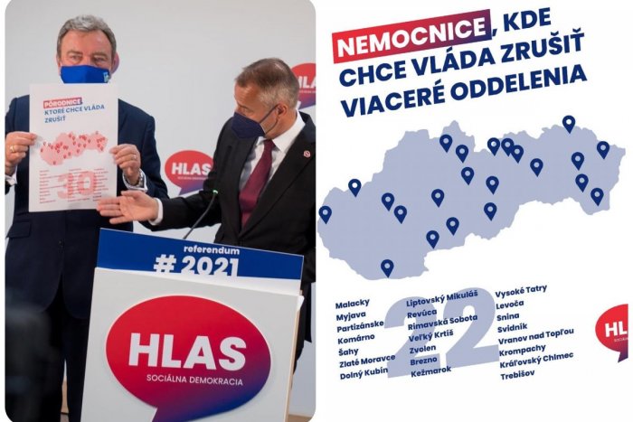 Ilustračný obrázok k článku DRASTICKÝ scenár v zdravotníctve? Strana Hlas ukázala ZOZNAM nemocníc, ktorým hrozí ZÁNIK!