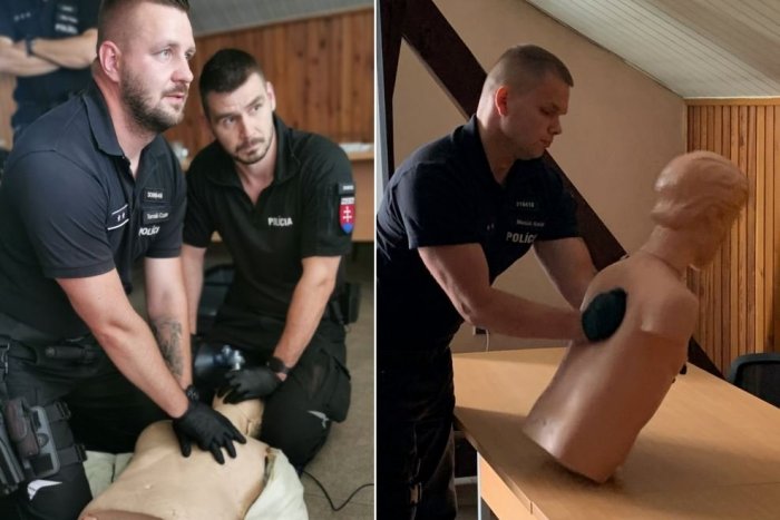 Ilustračný obrázok k článku Chlapi na správnom mieste: Trnavskí policajti predviedli prvú pomoc, FOTO