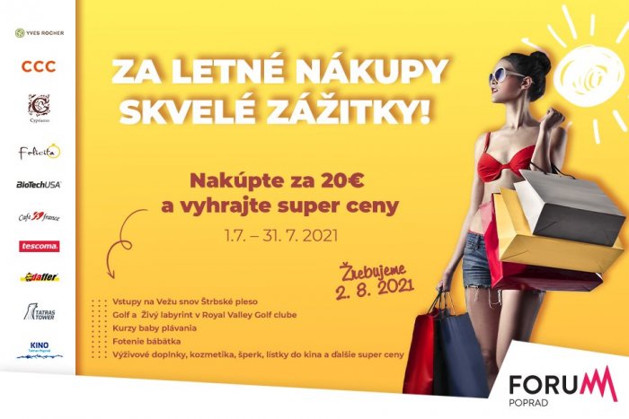 Ilustračný obrázok k článku Za letné nákupy vo Forume skvelé zážitky!