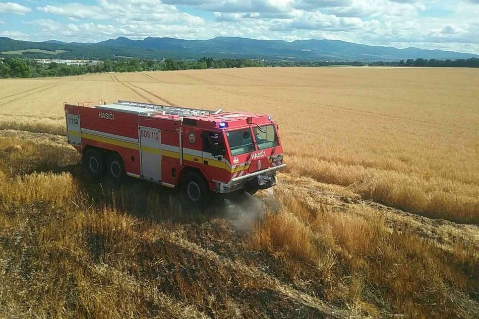 Ilustračný obrázok k článku Veľké škody na družstve v Malinovej: Požiar obilia už v rukách polície, FOTO