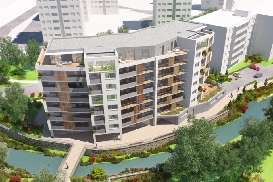 Ilustračný obrázok k článku V centre Považskej Bystrice má vyrásť nová bytovka: Ľudia sa búria, VIZUALIZÁCIE