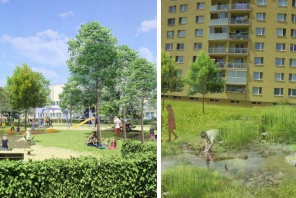 Ilustračný obrázok k článku V Trnave vznikne lákavá zóna: Pribudne UMELÝ POTOK aj atraktívne hracie prvky, FOTO