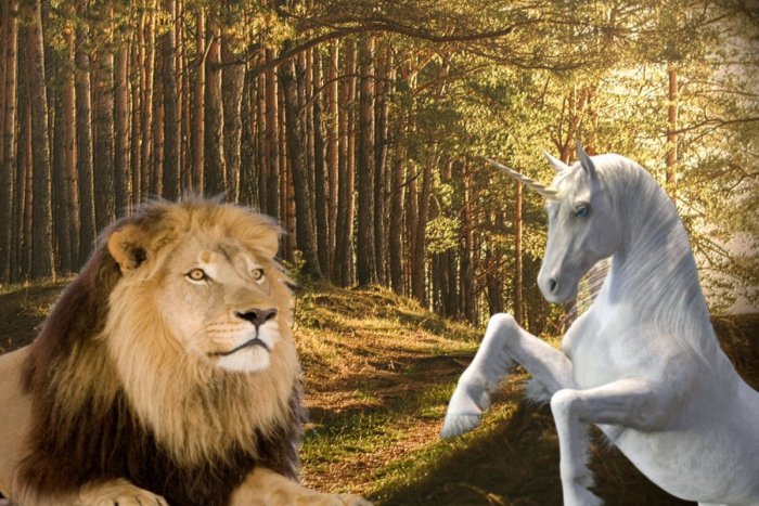 Ilustračný obrázok k článku HÁDANKA zo začarovaného lesa: Rozlúštite rébus leva a jednorožca?