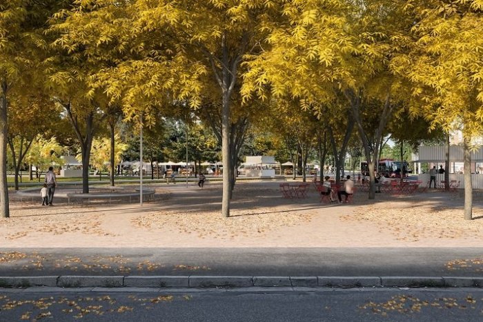 Ilustračný obrázok k článku VIZUALIZÁCIA: Zo spustnutej a zanedbanej plochy sa stane pekný mestský PARK