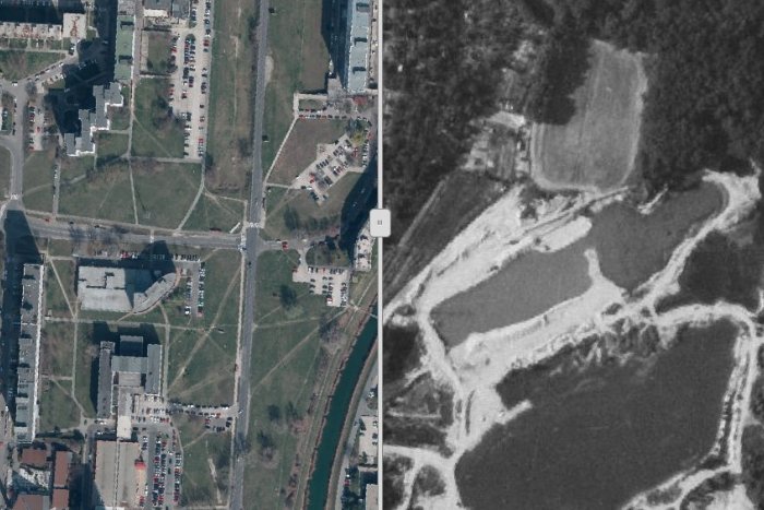 Ilustračný obrázok k článku Dve tváre Bratislavy: Pozrite si MAPY, na ktorých bola Petržalka ešte bez PANELÁKOV