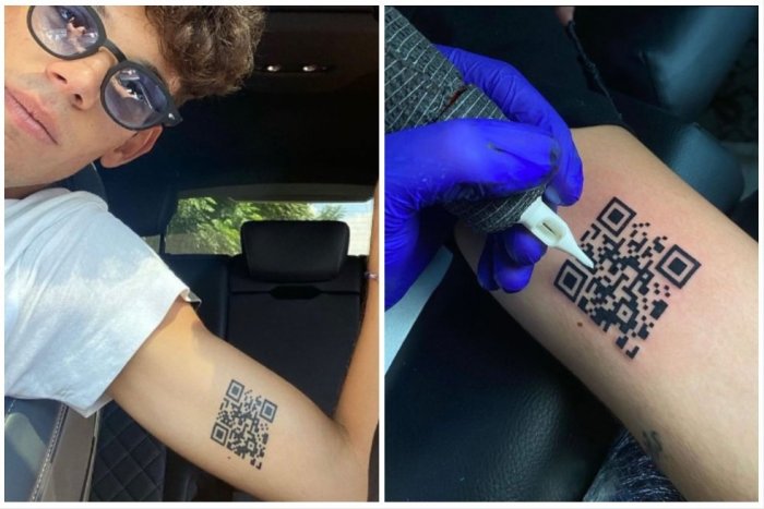 Ilustračný obrázok k článku KURIOZITA DŇA: Študent si dal QR kód svojho covidpasu vytetovať na ruku, VIDEO