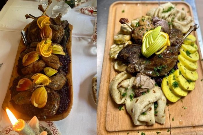 Ilustračný obrázok k článku Kačacie hody v Alpinke: Pečené kačacie stehno na dubákovej omáčke vás dostane