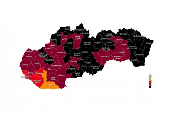 Ilustračný obrázok k článku Až polovica Slovenska bude ČIERNA: Prísnejšie opatrenia čakajú aj Bratislavu! FOTO