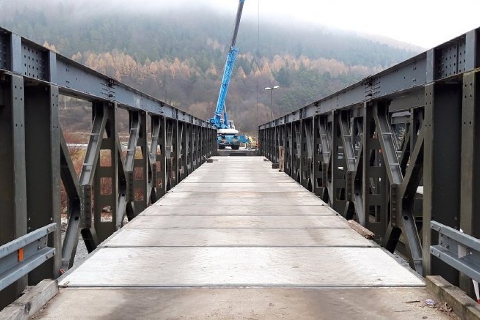 Ilustračný obrázok k článku Zrekonštruované dočasné premostenie v Žiline-Vraní už slúži motoristom, FOTO