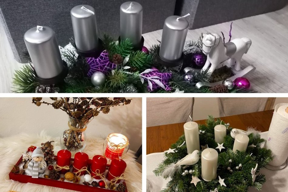 Ilustračný obrázok k článku Máte doma krajší? Bystričania sa pochválili originálnymi adventnými vencami, FOTO