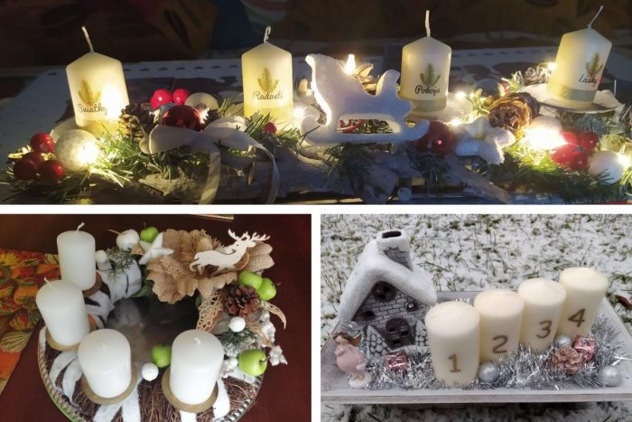 Ilustračný obrázok k článku Máte doma krajší? Brezňania sa pochválili originálnymi adventnými vencami, FOTO