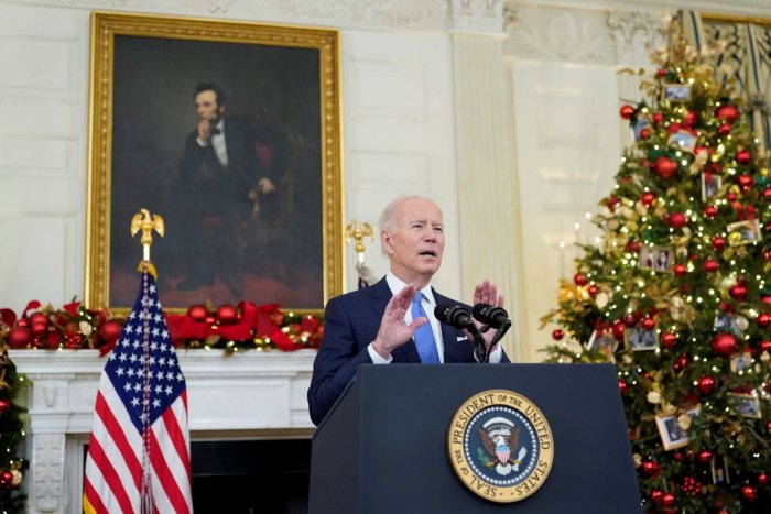 Ilustračný obrázok k článku Biden pred celou Amerikou o omikrone: Nezaočkovaní majú vyššie riziko, že ZOMRÚ