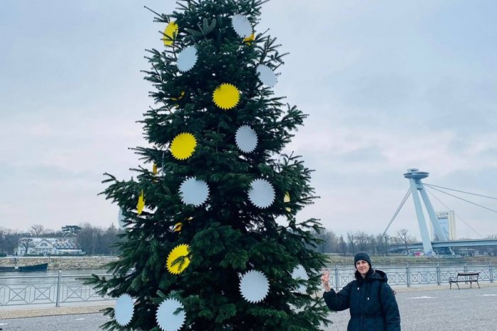 Ilustračný obrázok k článku V centre Bratislavy pribudol originálny VIANOČNÝ stromček. Ako sa vám páči?