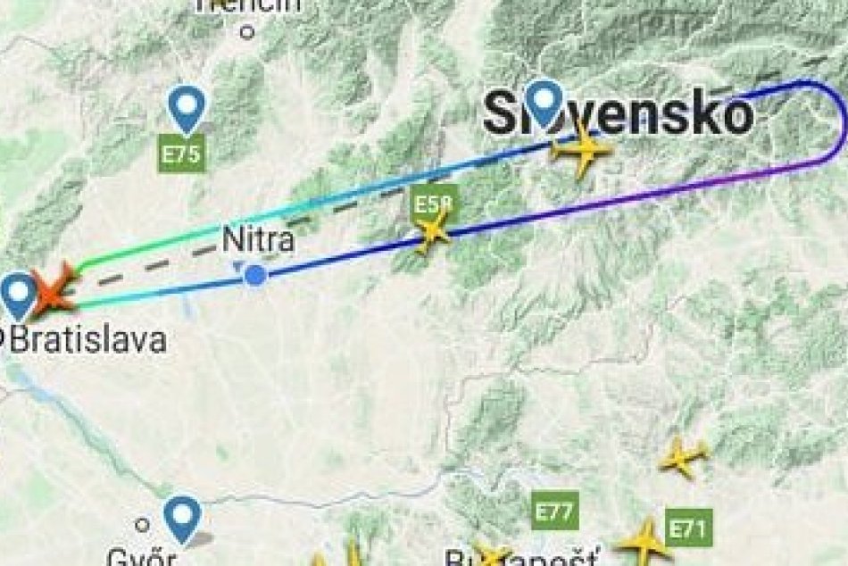 Ilustračný obrázok k článku Lietadlo sa po štarte VRÁTILO na bratislavské letisko: MIERILO do Kyjeva! Čo sa stalo? FOTO