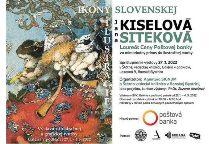 Ilustračný obrázok k článku Pozvánka na výstavu: čarovné maľby Jany Kiselovej-Sitekovej