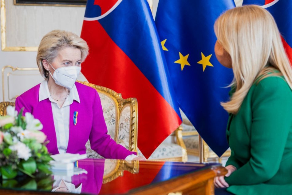 Ilustračný obrázok k článku Čaputová sa stretla s Ursulou von der Leyenovou: Vypočula si od nej slová CHVÁLY! FOTO