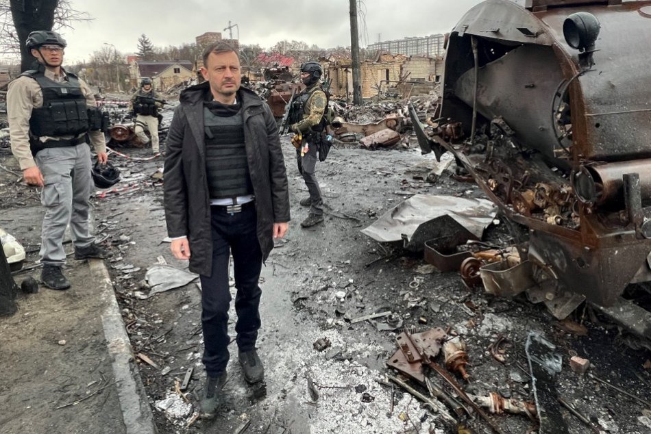 Ilustračný obrázok k článku Heger zostal v Buči hlboko OTRASENÝ: Vyslal tvrdý odkaz smerom k Putinovi, FOTO