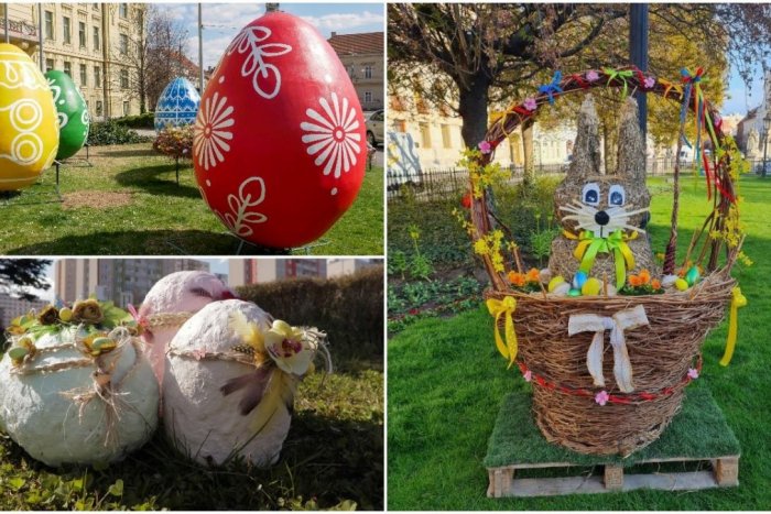 Ilustračný obrázok k článku Veľkonočná výzdoba púta POZORNOSŤ. Skrášľuje centrum mesta aj sídliská, FOTO