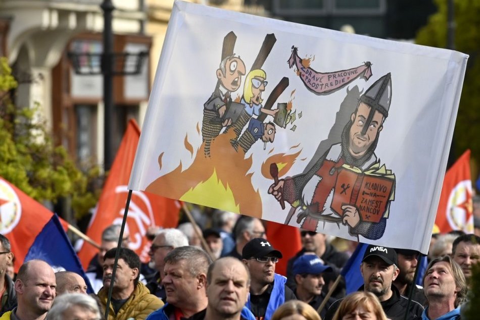 Ilustračný obrázok k článku VEĽKÝ protest v Košiciach: Odborári upozorňujú, že môžu ísť aj do tvrdších akcií, FOTO