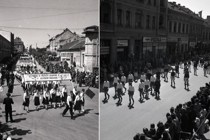 Ilustračný obrázok k článku Unikátne ZÁBERY z histórie Nitry: Sviatok práce oslavovali desaťtisíce ľudí, FOTO