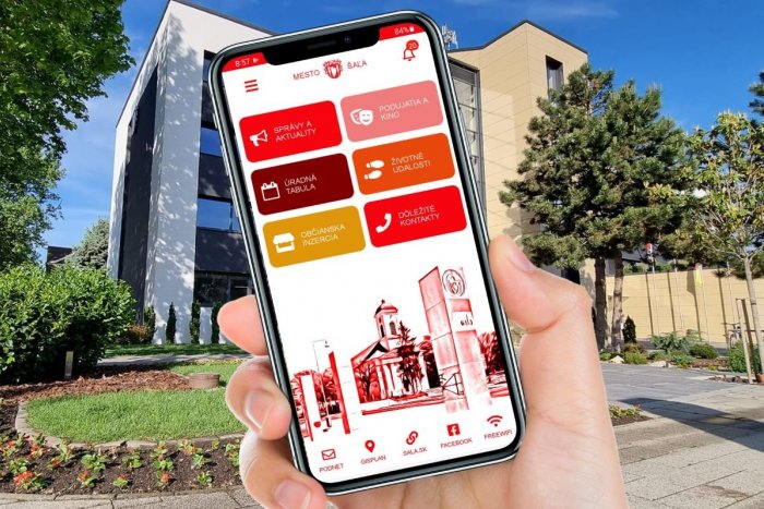 Ilustračný obrázok k článku Šaľa spúšťa modernú NOVINKU: Obyvateľov bude informovať mobilná APLIKÁCIA