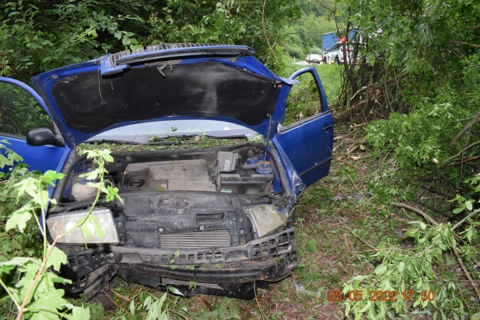 Ilustračný obrázok k článku Opitý vodič zišiel pri Zvolene mimo cesty: Ťažko zranený leží v nemocnici, FOTO