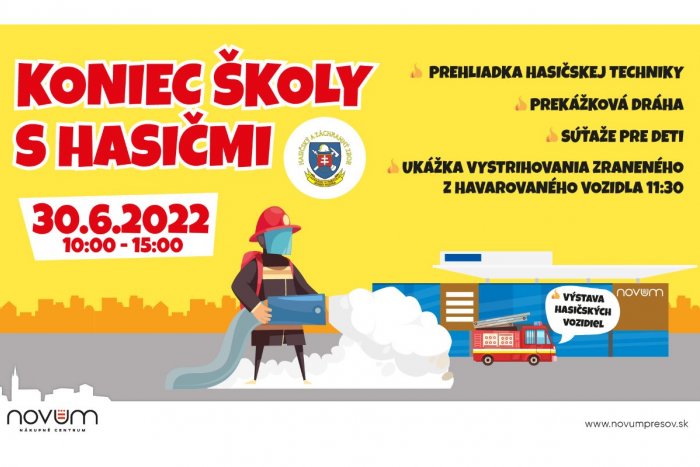 Ilustračný obrázok k článku Koniec školy s Hasičmi 30.6.