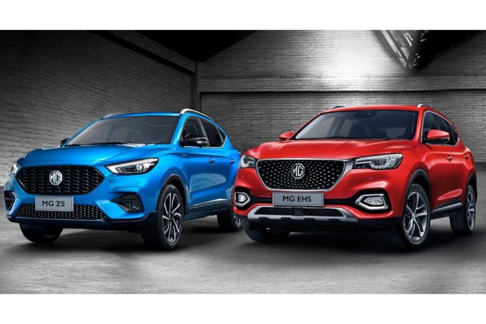 Modely MG ZS a MG EHS