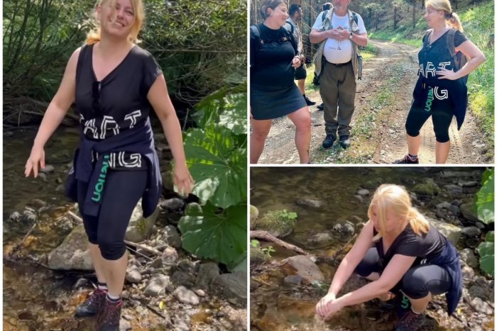 Ilustračný obrázok k článku TURISTKA Čaputová: Obliekla LEGÍNY, zobrala batoh na chrbát a osviežila sa v potoku! FOTO